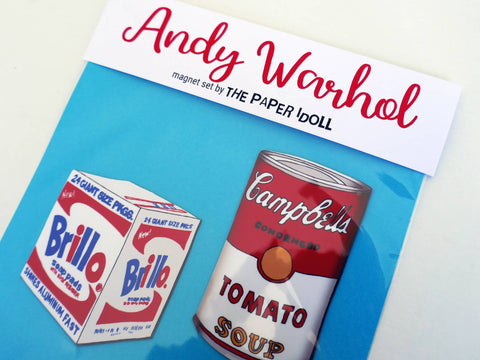 Andy Warhol Inspired Magnet Set | Limited Edition.