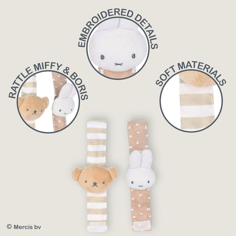 Miffy Wrist Rattle Set
