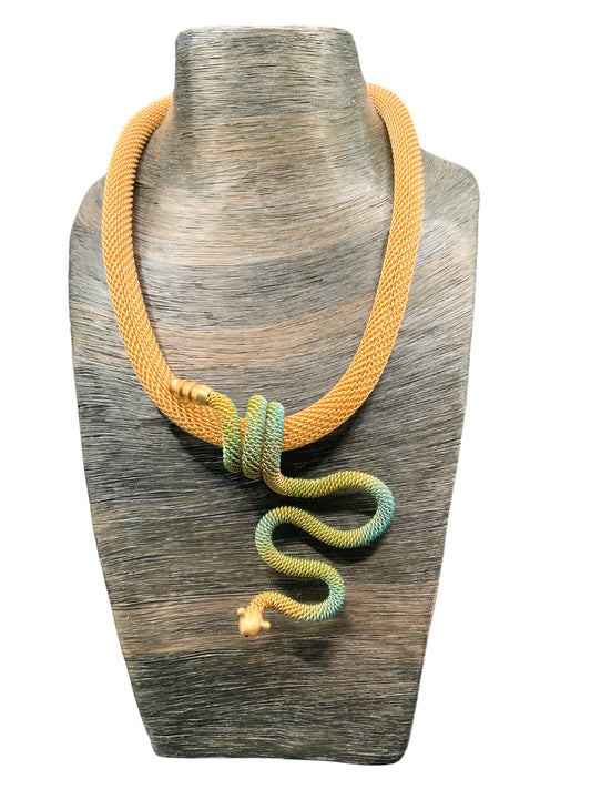 Twisted Wire Snake Necklace