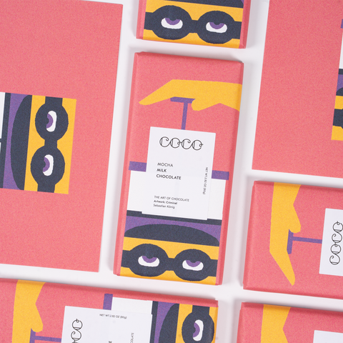 Mocha Milk Chocolate Bar 80g - Mint Museum Store