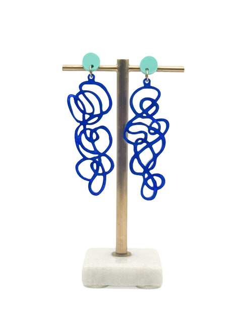 Squiggle Earring - Mint Museum Store
