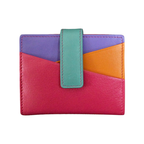 Mini Asymmetric Card Wallet With Tab