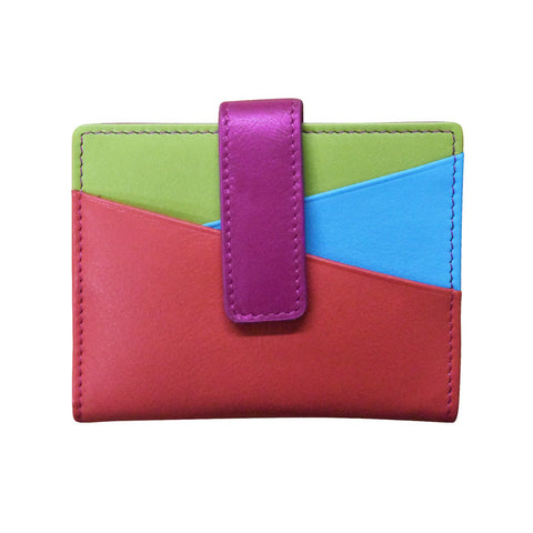 Mini Asymmetric Card Wallet With Tab