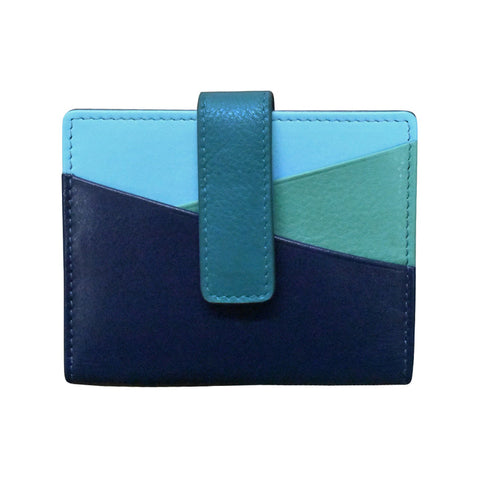 Mini Asymmetric Card Wallet With Tab