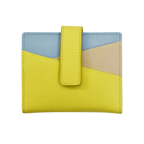 Mini Asymmetric Card Wallet With Tab