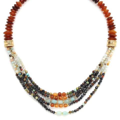 Nature Bijoux Nara Multi Strand Necklace