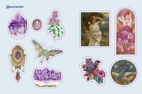 Crystal Sticker Book