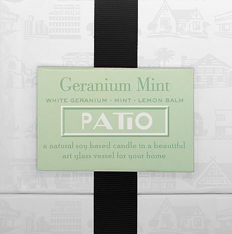 Patio Geranium Mint Candle