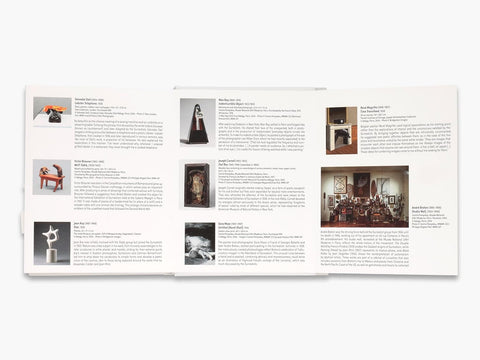 Open book with text and images on a white background