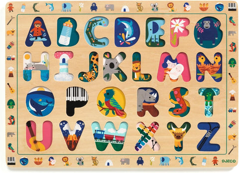 Wooden Puzzles ABC