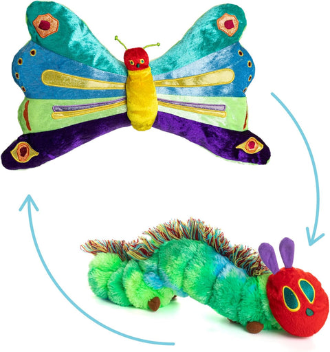 Eric Carle Reversible Plush Very Hungry Caterpillar and Butterfly