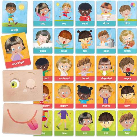 Flashcards Emotions and Actions Montessori