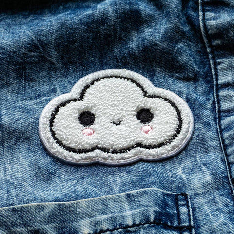 Little Cloud Patch by FriendsWithYou - Iron-On Patch - Mint Museum Store