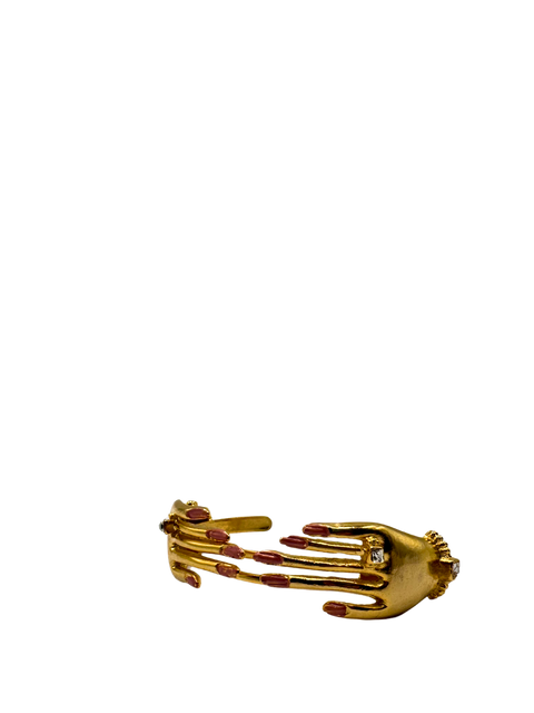 Antique Gold Hands Cuff
