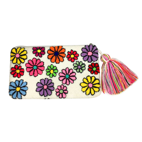 White Flower Clutch