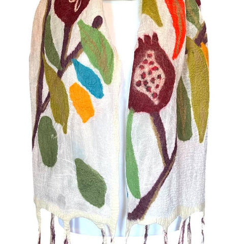 Pomegranate Tree Scarf