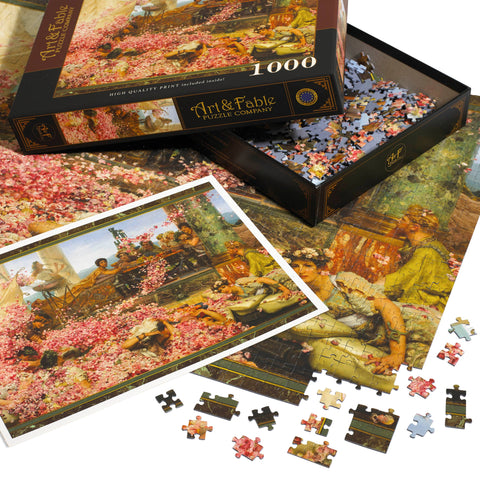 The Roses of Heliogabalus, 1000-pc Velvet-Touch Puzzle