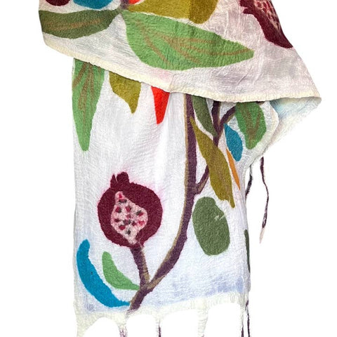 Pomegranate Tree Scarf