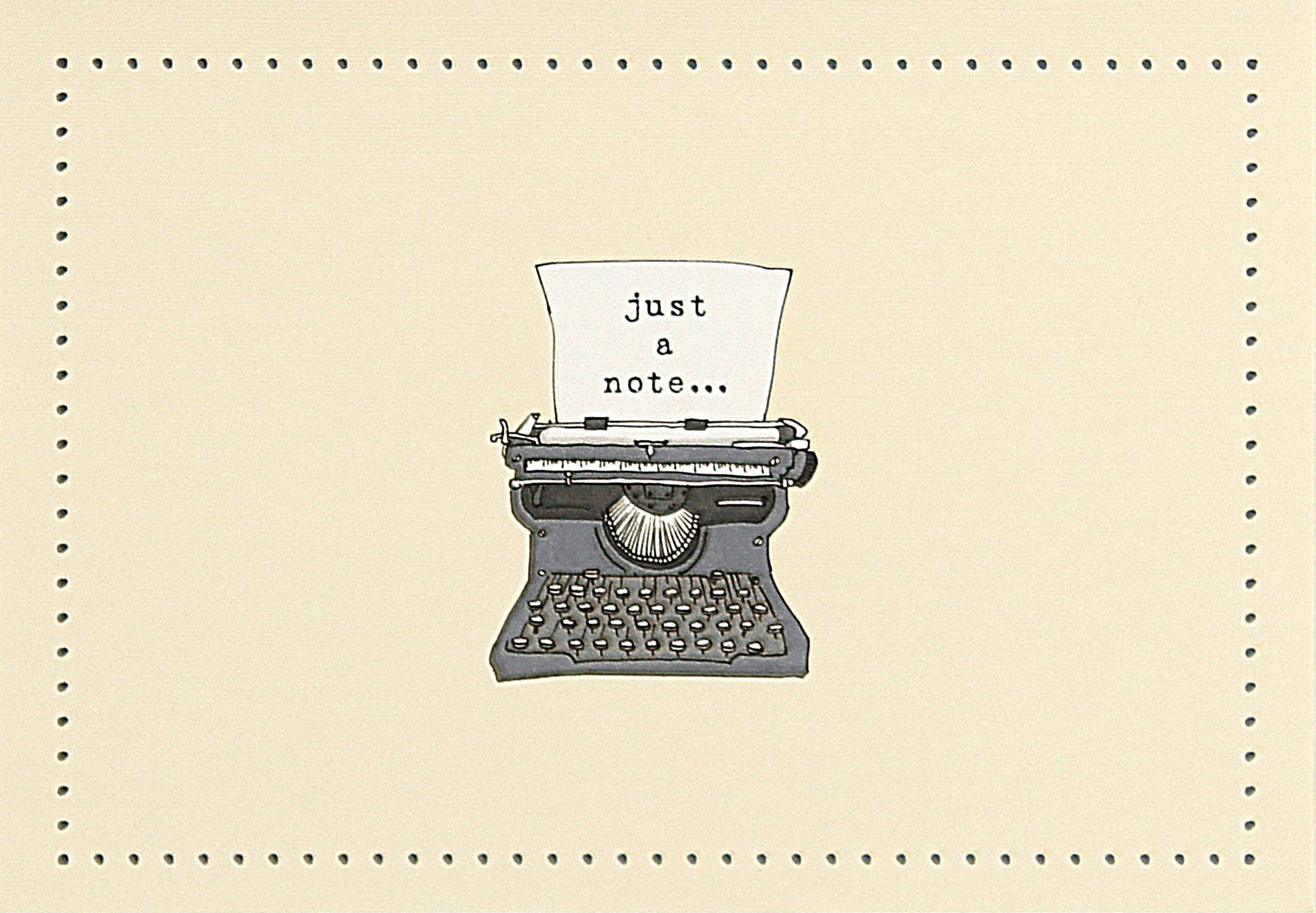 Typewriter Note Cards – Mint Museum Store