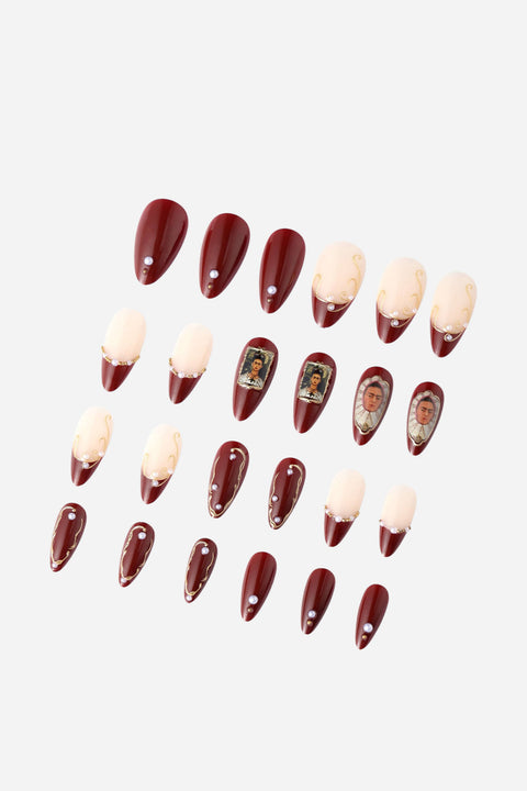 FRIDA KAHLO - ALMOND PRESS-ON NAILS