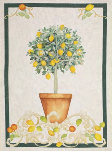 Italian Print Linen Lemon Tree