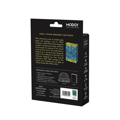 Modgy Light Book - Louis C. Tiffany Dragonfly