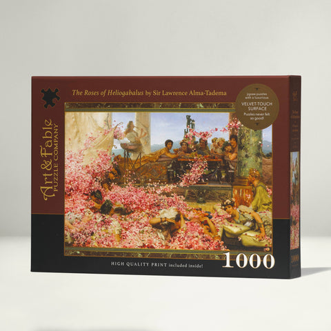 The Roses of Heliogabalus, 1000-pc Velvet-Touch Puzzle