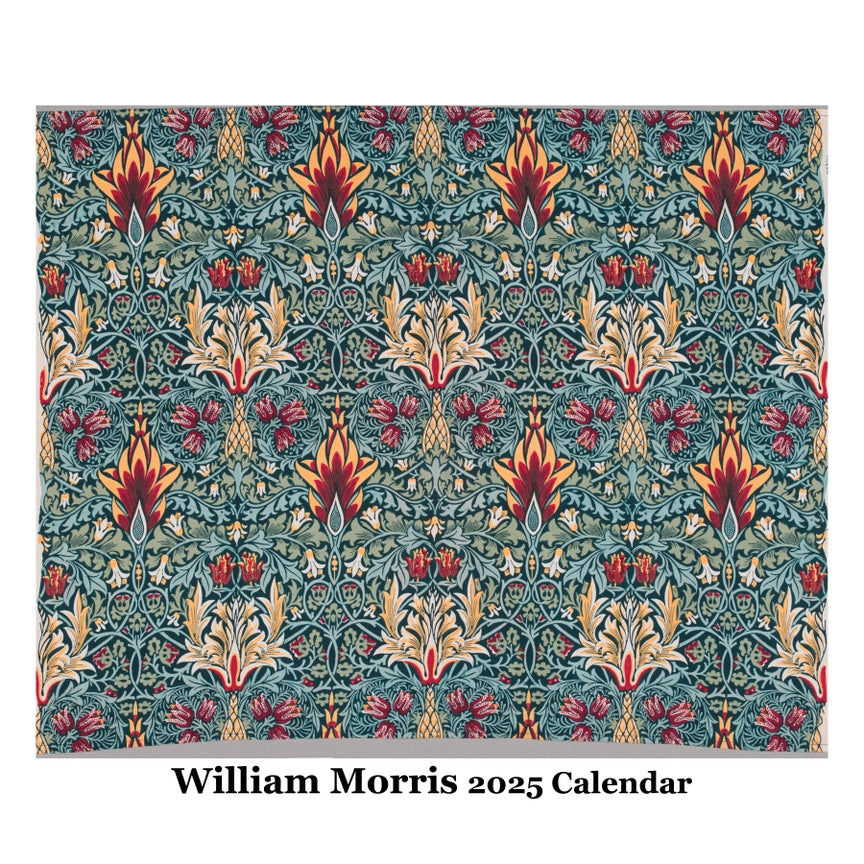 William Morris Wall Calendar 2025