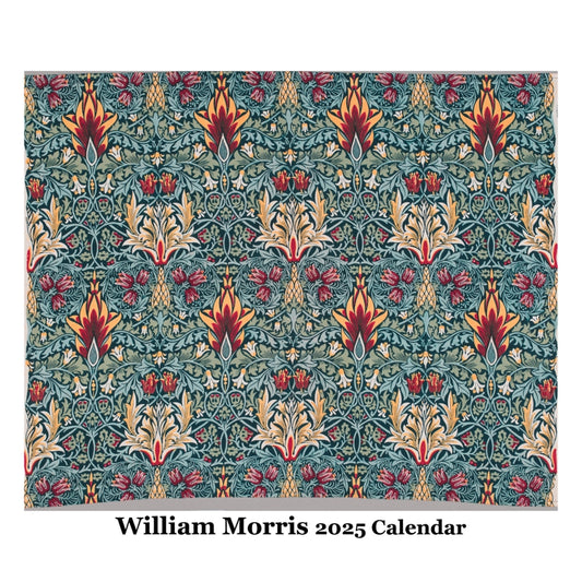 William Morris Wall Calendar 2025