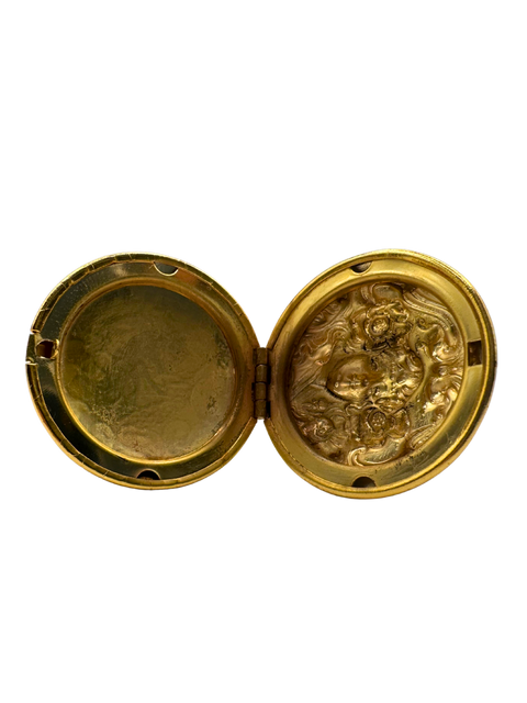 Medusa Locket Ring