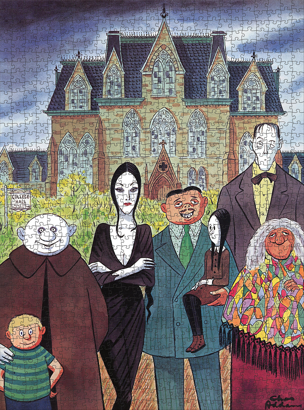 The Addams Family 1000 Piece Puzzle