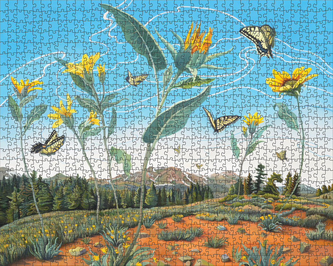 Phyllis Shafer-Swallowtail Dance 1000 Piece Puzzle