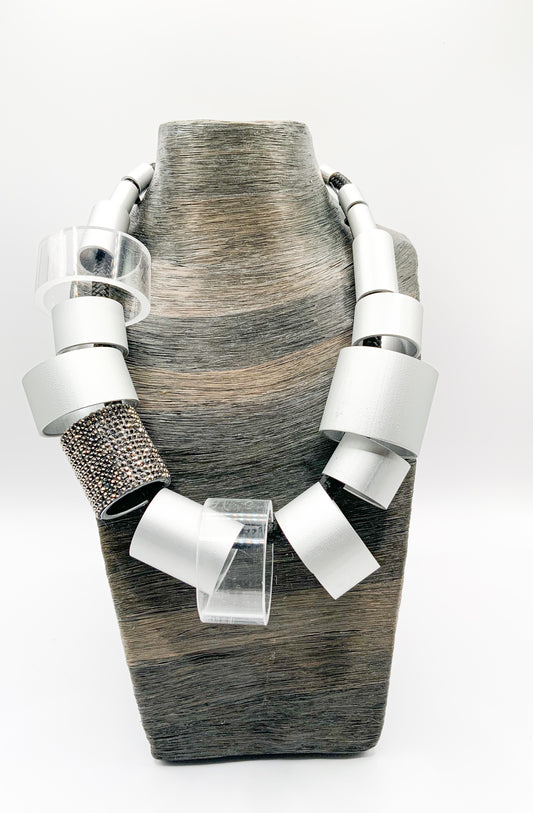 Urban Abstract Multi-Shape Necklace