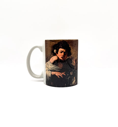 Mug Boy Bitten by Lizard