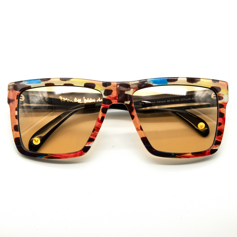 Romare Bearden Glasses by Vontelle "City Midtown Canyon"
