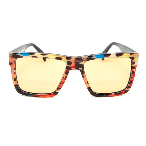 Romare Bearden Glasses by Vontelle "City Midtown Canyon"