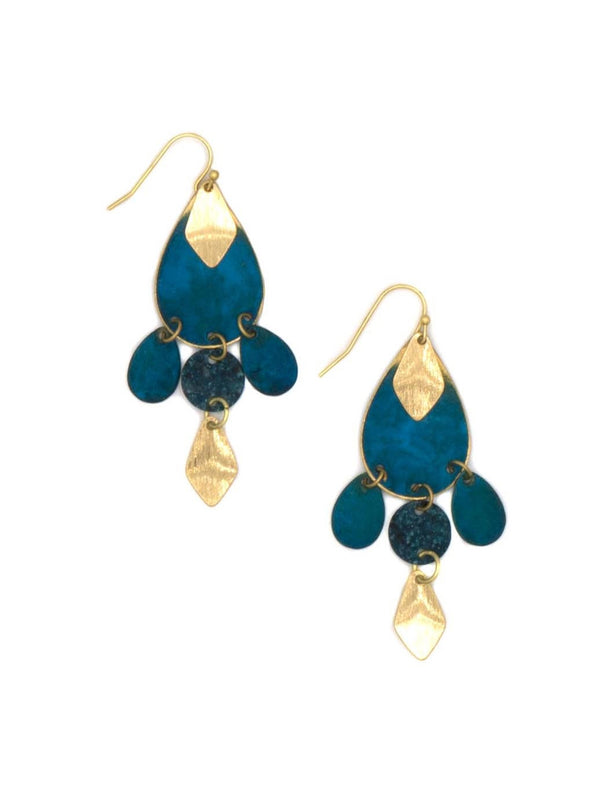 Blue Windchime Earrings