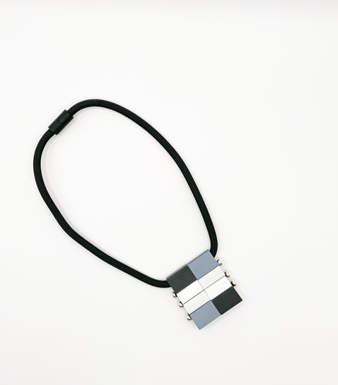 Multi-Block Aluminum Necklace