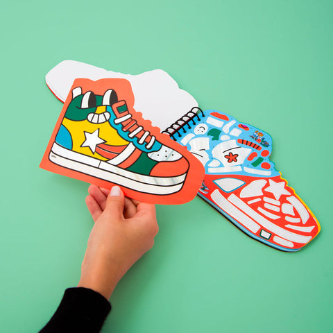 Sneakers Sticker by Number Book