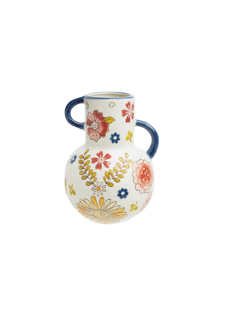 Charming Cottage Vase Small with Handles