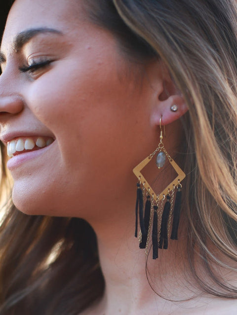 Cape Fringe Earrings