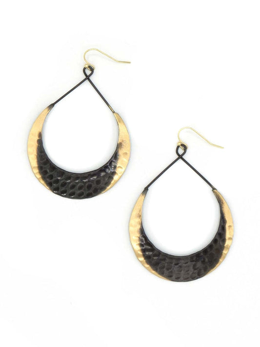 Crescent Loop Earrings