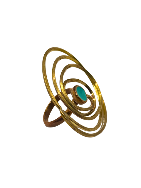 Round Spiral Ring