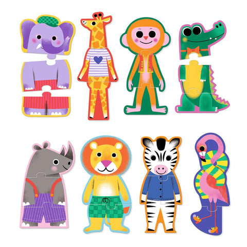 Puzzle Trio Savanna Animals