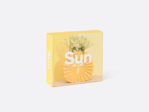 Yellow Sun Vase