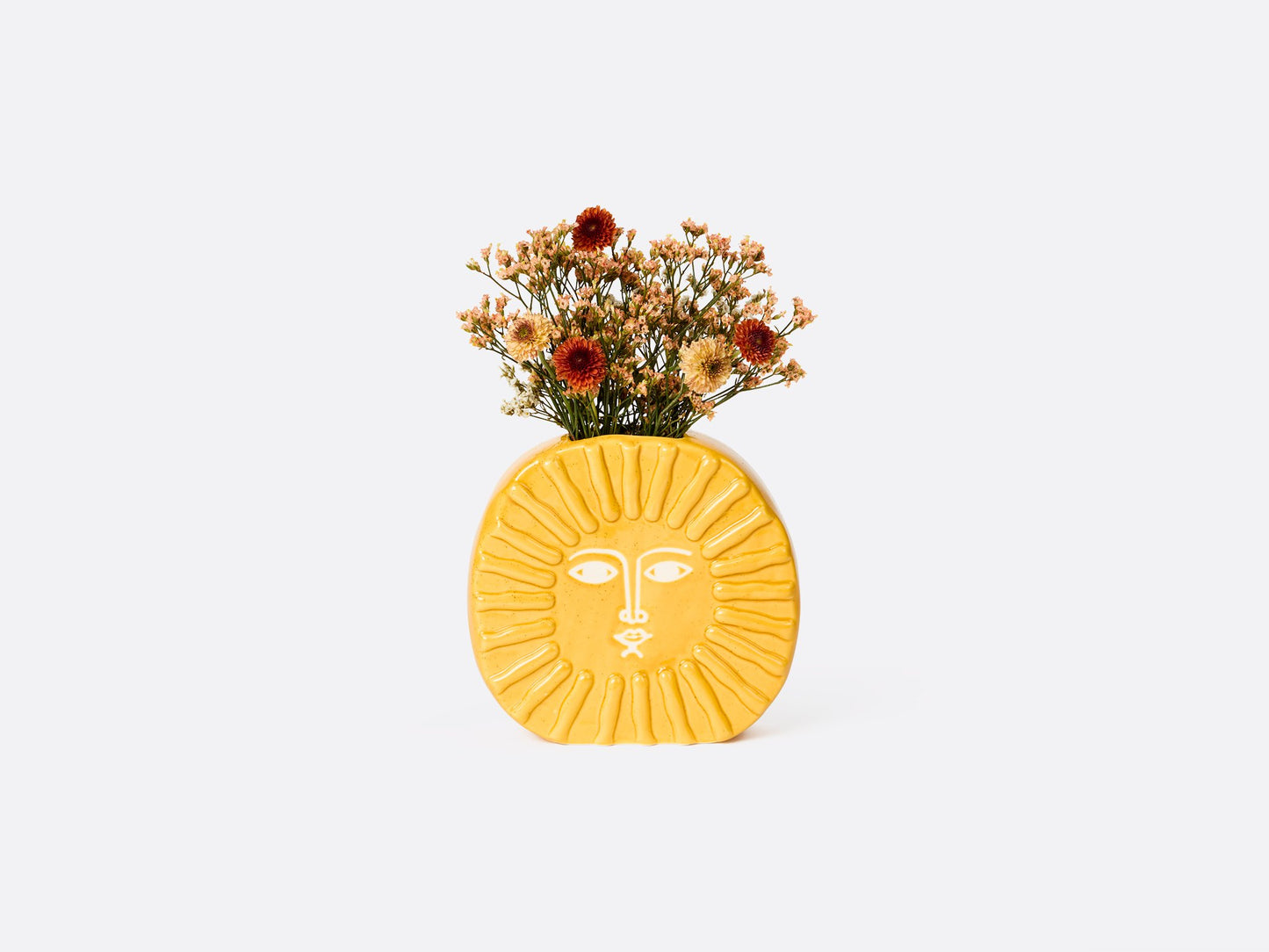 Yellow Sun Vase