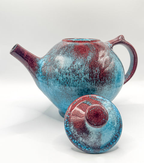 Teapot in Chinese Blue