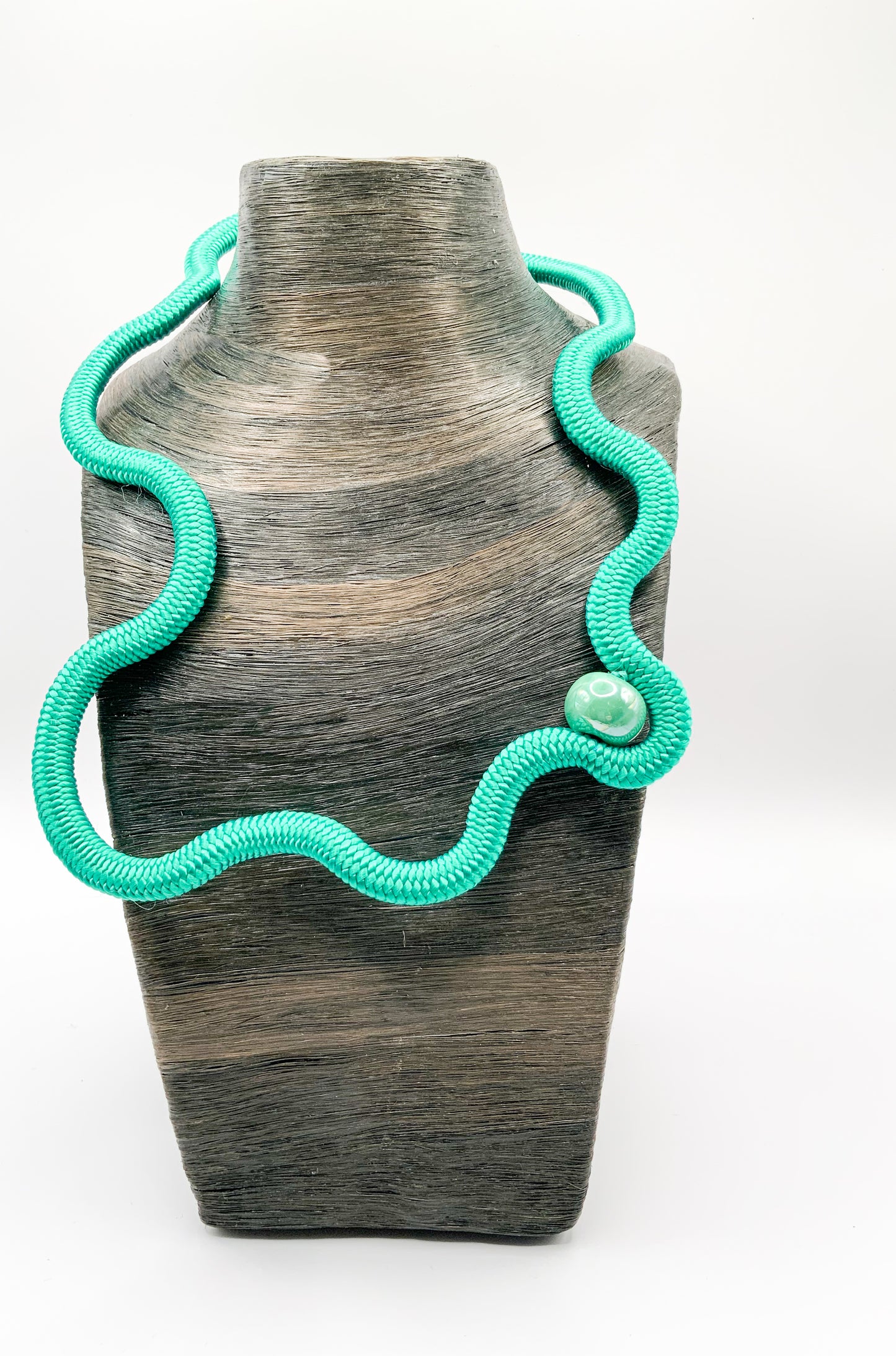 Simple Cord Squiggle Necklace