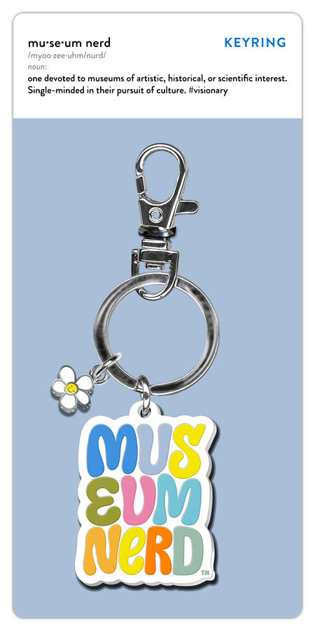 Museum Nerd 4.0 Enamel Key Chain