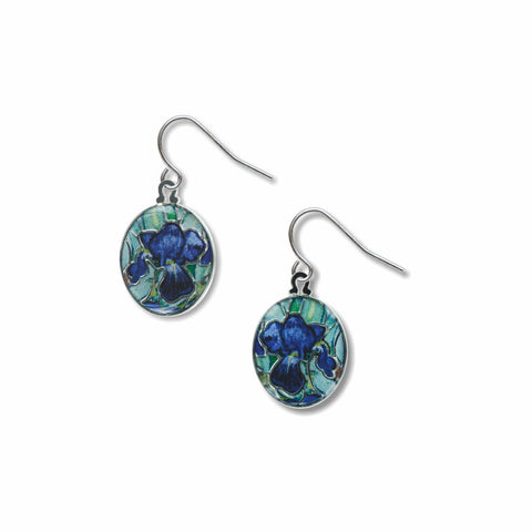 Van Gogh Iris Earrings